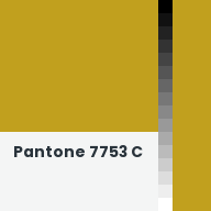 Color chip: Pantone 7753 C