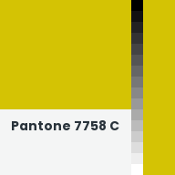 Color chip: Pantone 7758 C