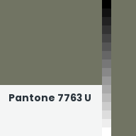 Color chip: Pantone 7763 U
