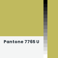 Color chip: Pantone 7765 U