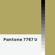 Color chip: Pantone 7767 U