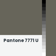 Color chip: Pantone 7771 U