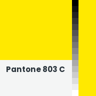 Color chip: Pantone 803 C