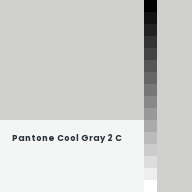 Color chip: Pantone Cool Gray 2 C