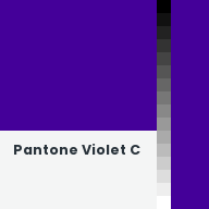 Color chip: Pantone Violet C