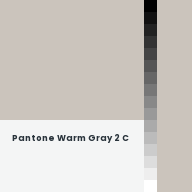 Color chip: Pantone Warm Gray 2 C