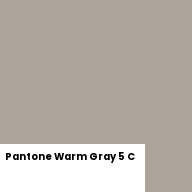 Color chip: Pantone Warm Gray 5 C