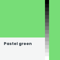 Color chip: Pastel green