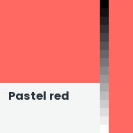 Color chip: Pastel red