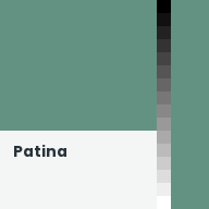 Color chip: Patina