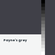 Color chip: Payne's grey