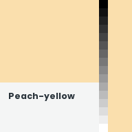 Color chip: Peach-yellow