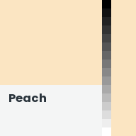 Color chip: Peach
