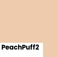 Color chip: PeachPuff2
