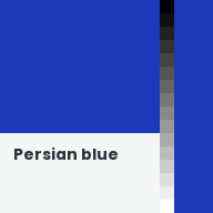 Color chip: Persian blue
