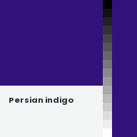 Color chip: Persian indigo