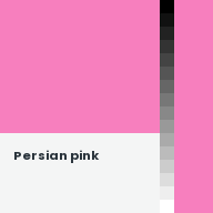 Color chip: Persian pink