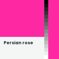 Color chip: Persian rose