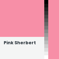 Color chip: Pink Sherbert