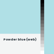 Color chip: Powder blue (web)