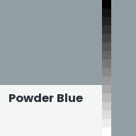 Color chip: Powder Blue
