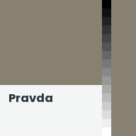 Color chip: Pravda