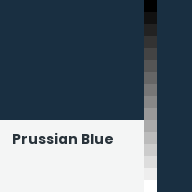 Color chip: Prussian blue