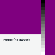 Color chip: Purple (HTML/CSS)