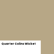 Color chip: Quarter Colins Wicket