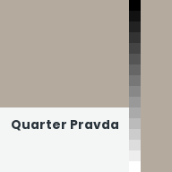 Color chip: Quarter Pravda