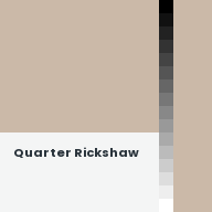 Color chip: Quarter Rickshaw