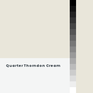 Color chip: Quarter Thorndon Cream