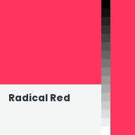 Color chip: Radical Red