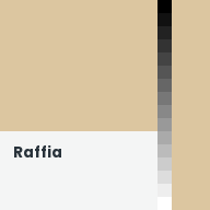 Color chip: Raffia