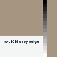 Color chip: RAL 1019 Grey beige
