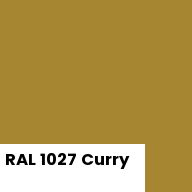 Color chip: RAL 1027 Curry