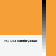 Color chip: RAL 1033 Dahlia yellow