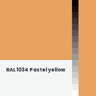Color chip: RAL 1034 Pastel yellow