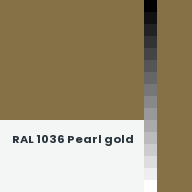 Color chip: RAL 1036 Pearl gold