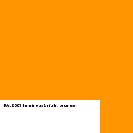 Color chip: RAL 2007 Luminous bright orange
