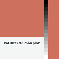 Color chip: RAL 3022 Salmon pink