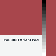 Color chip: RAL 3031 Orient red