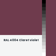Color chip: RAL 4004 Claret violet
