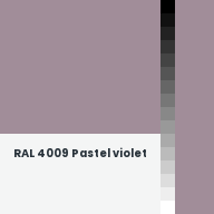 Color chip: RAL 4009 Pastel violet