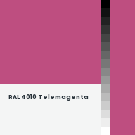 Color chip: RAL 4010 Telemagenta
