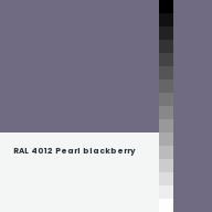 Color chip: RAL 4012 Pearl blackberry