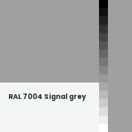 Color chip: RAL 7004 Signal grey