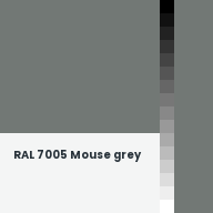 Color chip: RAL 7005 Mouse grey