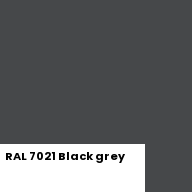 Color chip: RAL 7021 Black grey