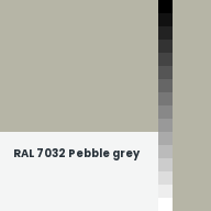 Color chip: RAL 7032 Pebble grey